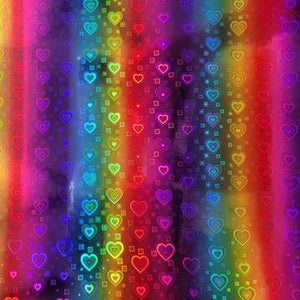 Hologram Rainbow Heart SIGN VINYL