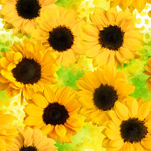 Sun Flowers Pattern HTV - SHVinyl