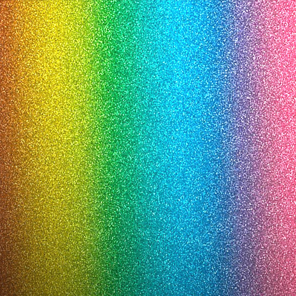 Pearl Shimmer HTV Rainbow Stripe